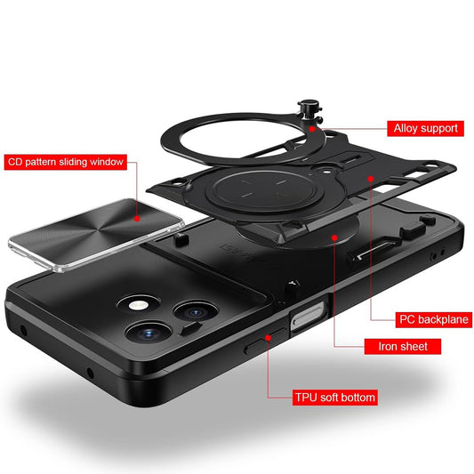 Maska za Honor X8d, Techsuit, CamGuard Pro, Crna