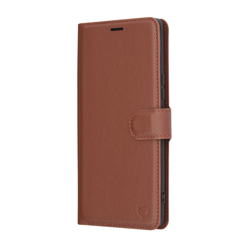 Futrola za Honor X9c / Magic7 Lite, Techsuit, Kožna Folio, Smeđa