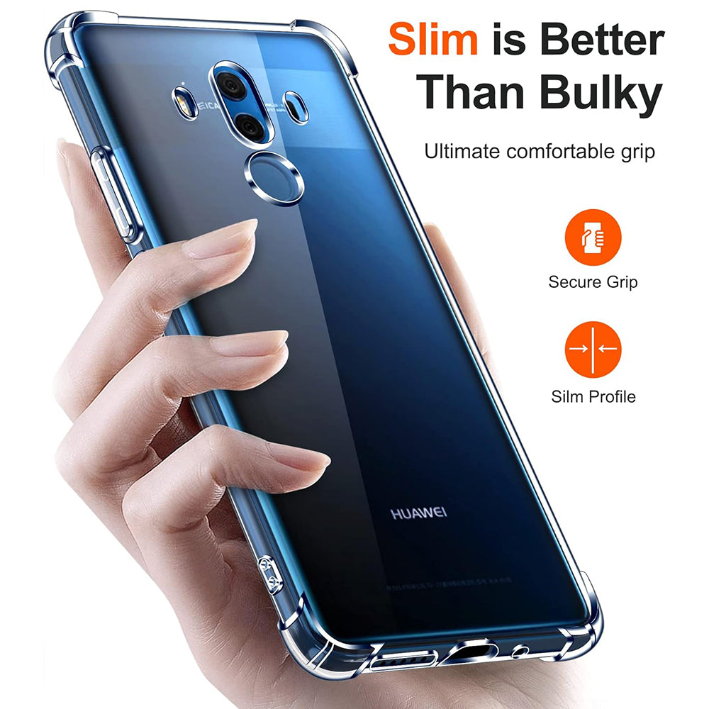 Maska za Huawei Mate 10 Pro, Techsuit, Shockproof Clear, Prozirna