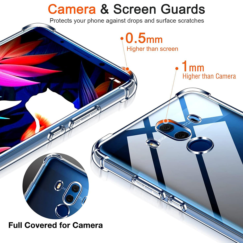 Maska za Huawei Mate 10 Pro, Techsuit, Shockproof Clear, Prozirna