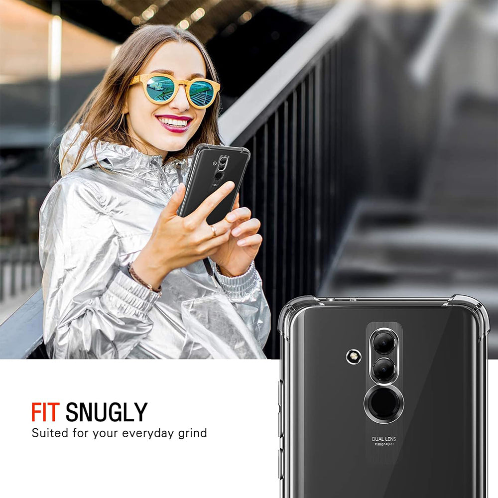 Maska za Huawei Mate 20 Lite, Techsuit, Shockproof Clear, Prozirna