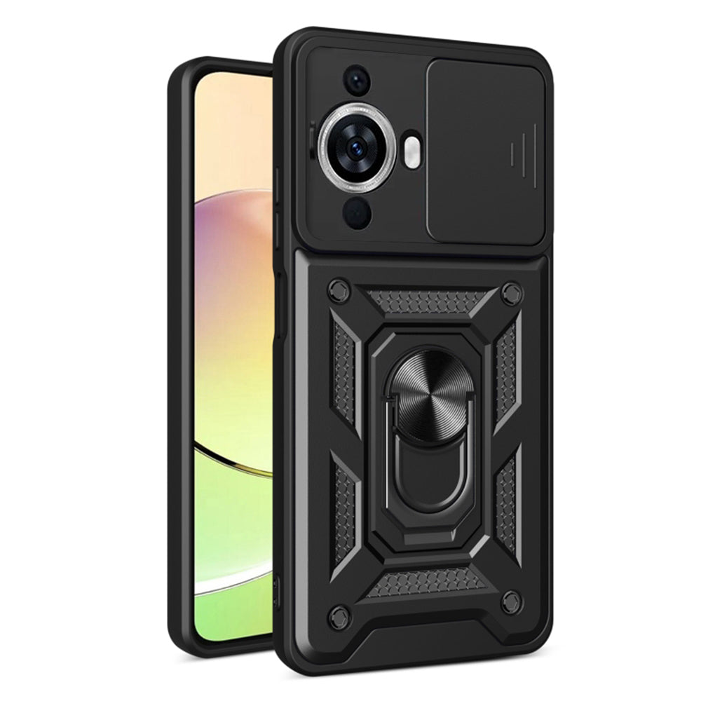 Maska za Huawei nova 12s / nova 11, Techsuit, CamShield, Crna