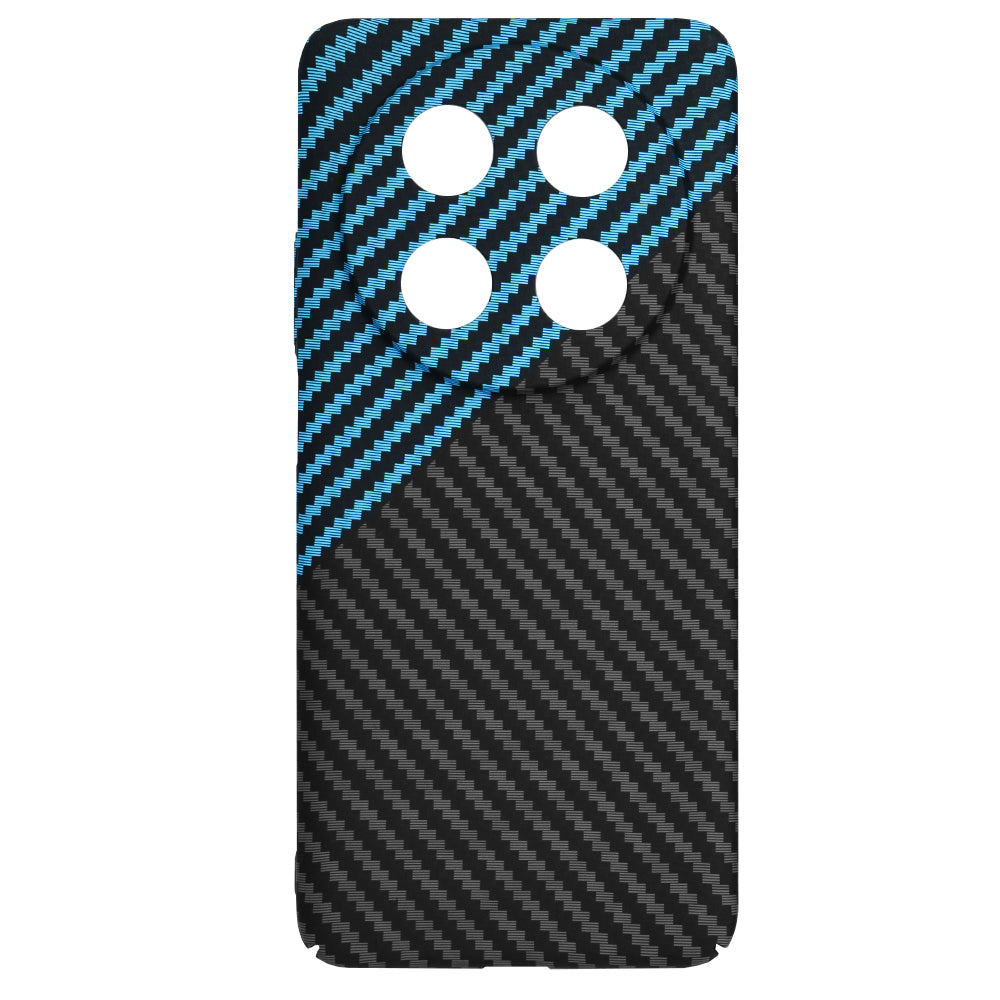 Maska za Huawei nova 13i / nova 12i, Techsuit, Carbonite FiberShell, Crno Plava