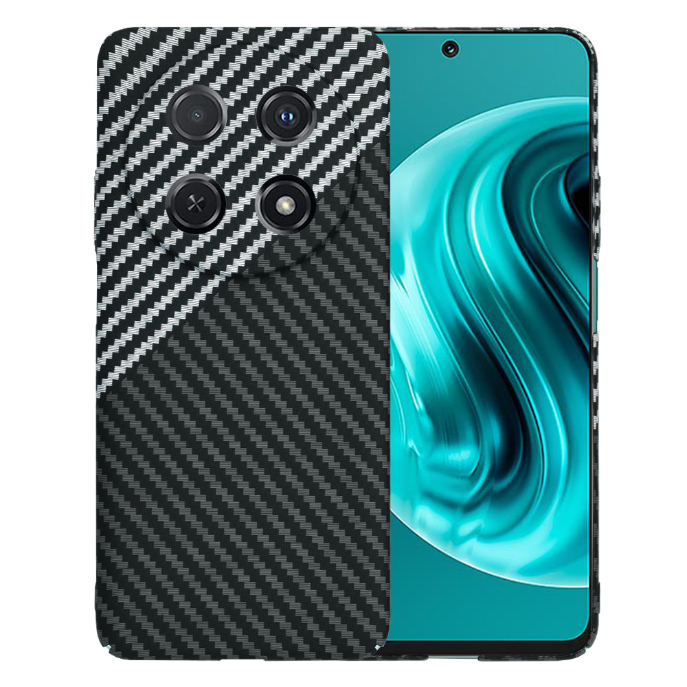 Maska za Huawei nova 13i / nova 12i, Techsuit, Carbonite FiberShell, Crno Siva