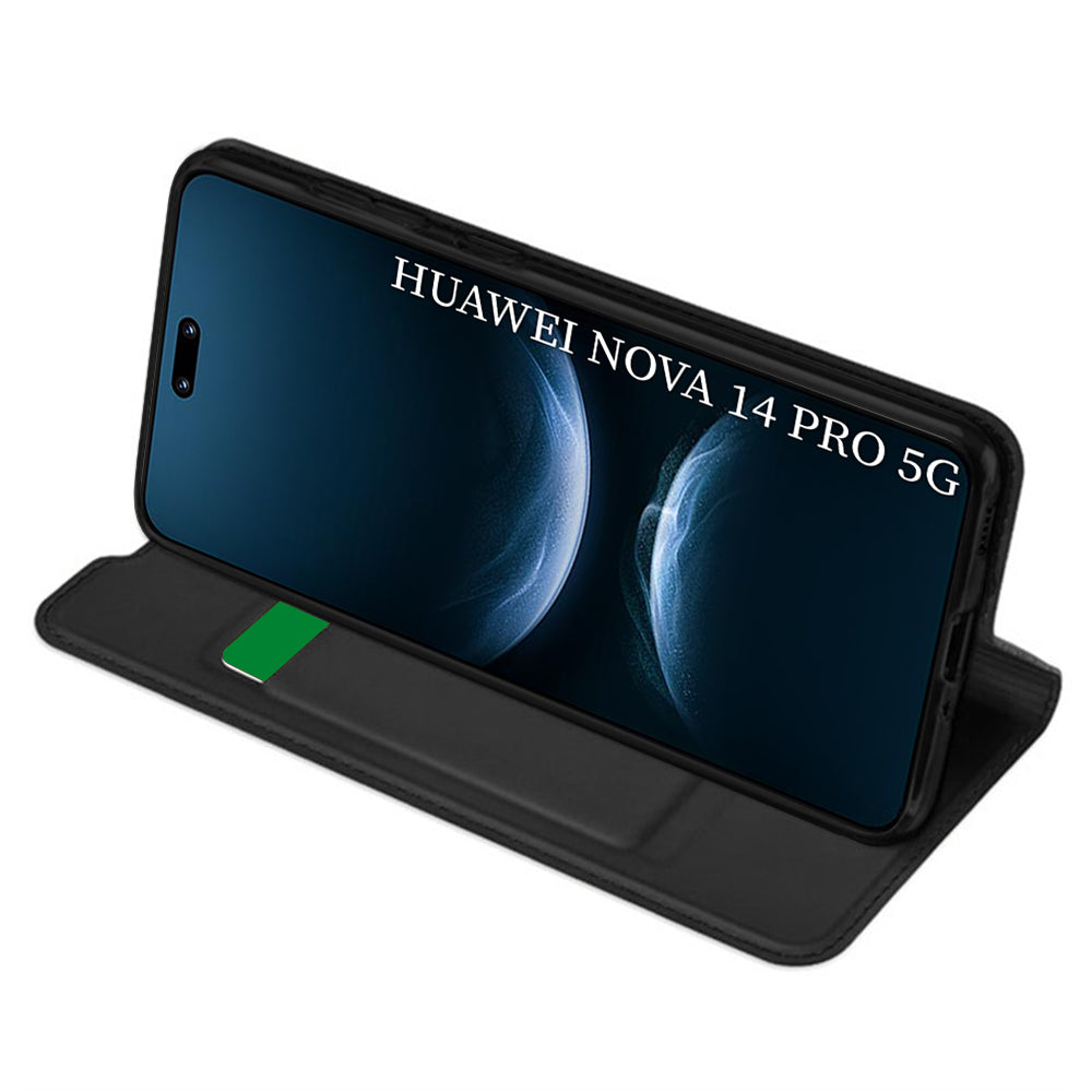Futrola za Huawei nova 14 Pro, Techsuit, Magskin Book, Crna