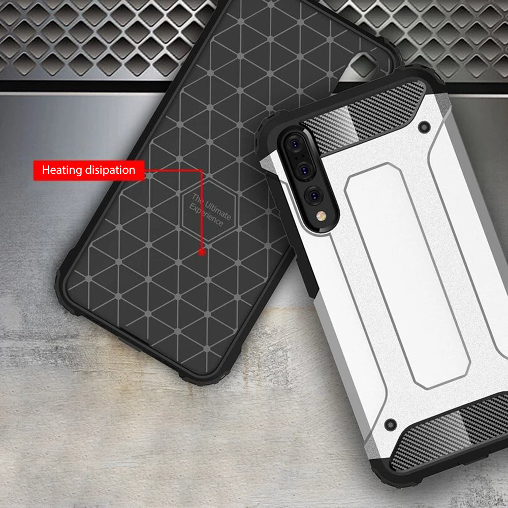 Maska za Huawei P20 Pro, Techsuit, Hybrid Armor, Crna