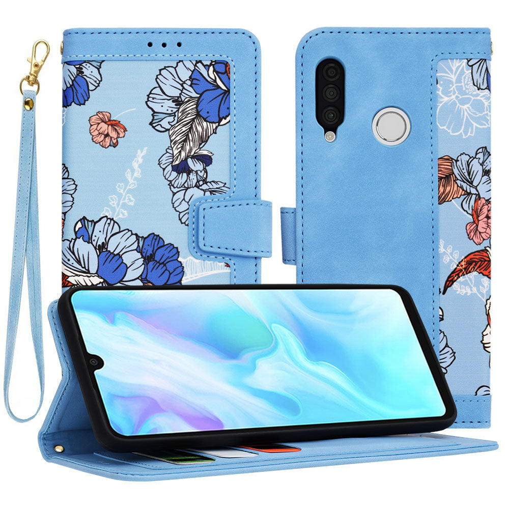 Futrola za Huawei P30 lite New Edition / P30 lite, Techsuit, FlipCraft, Plava