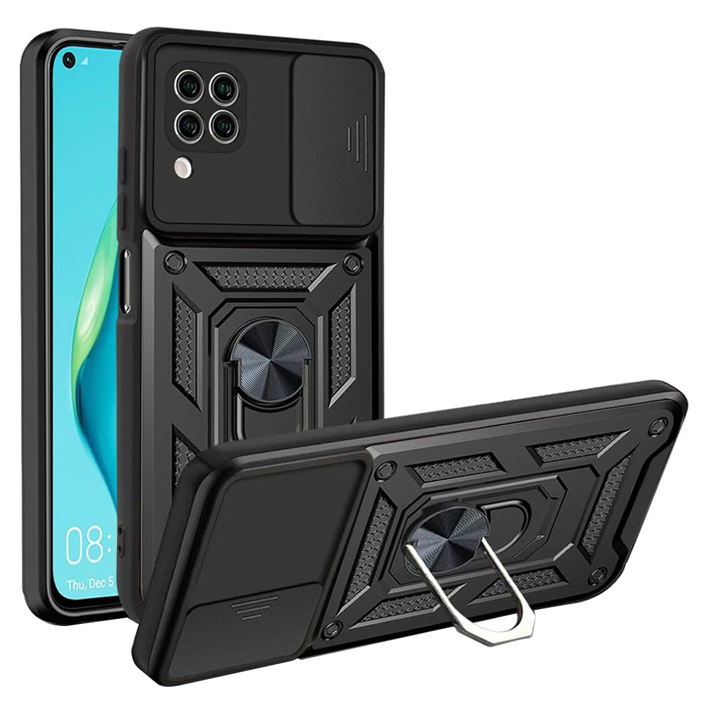 Maska za Huawei P40 lite 4G, Techsuit, CamShield, Crna