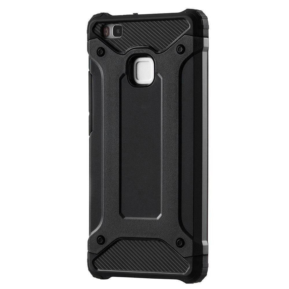 Maska za Huawei P9 lite (2016), Techsuit, Hybrid Armor, Crna