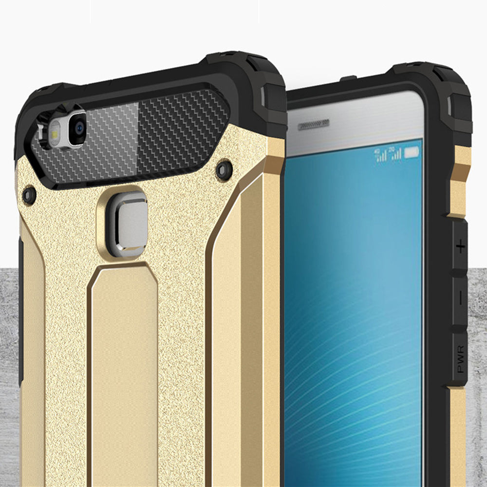 Maska za Huawei P9 lite (2016), Techsuit, Hybrid Armor, Crna