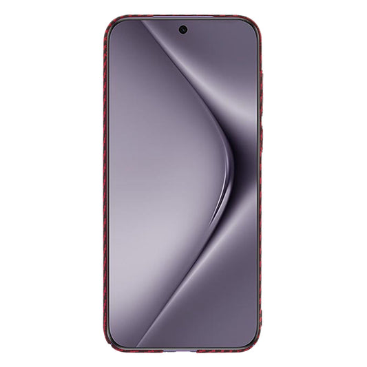 Maska za Huawei Pura 70 Pro, Techsuit, Carbonite FiberShell, Crvena