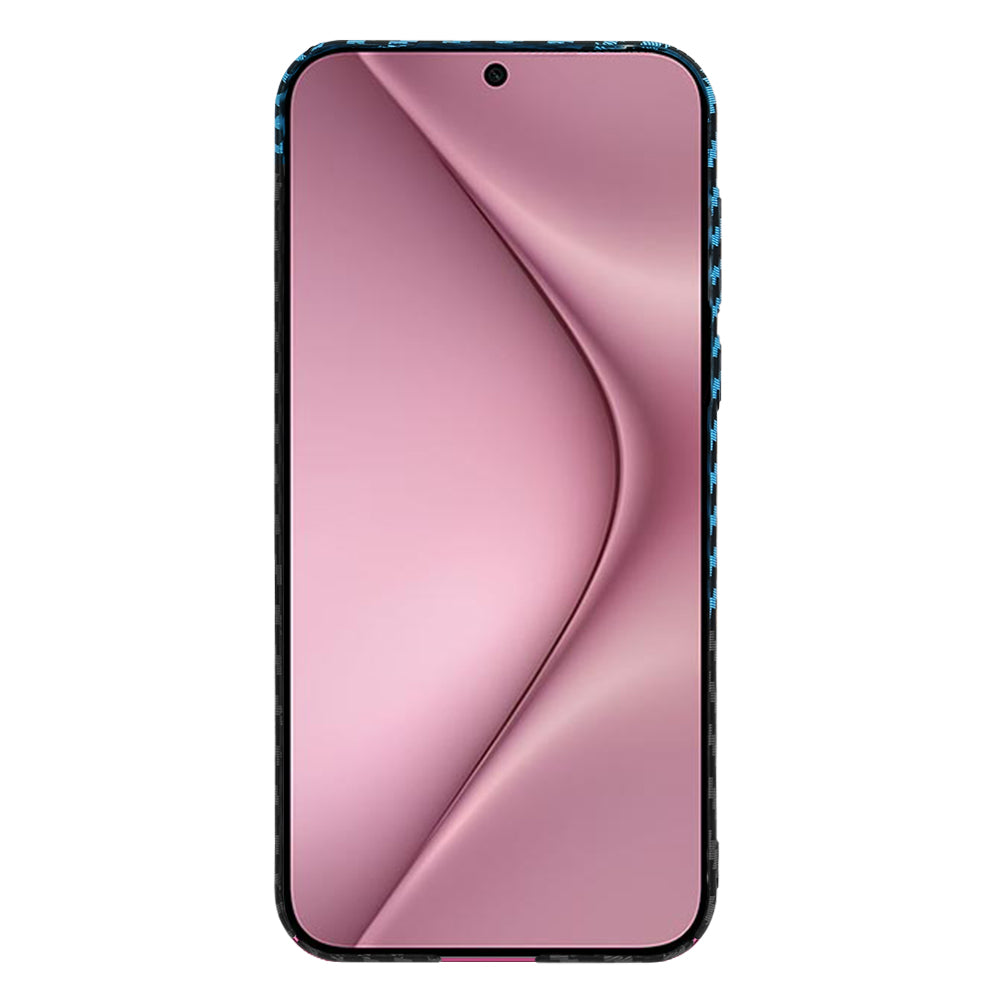 Maska za Huawei Pura 70, Techsuit, Carbonite FiberShell, Crno Plava