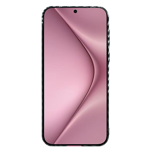Maska za Huawei Pura 70, Techsuit, Carbonite FiberShell, Crno Siva
