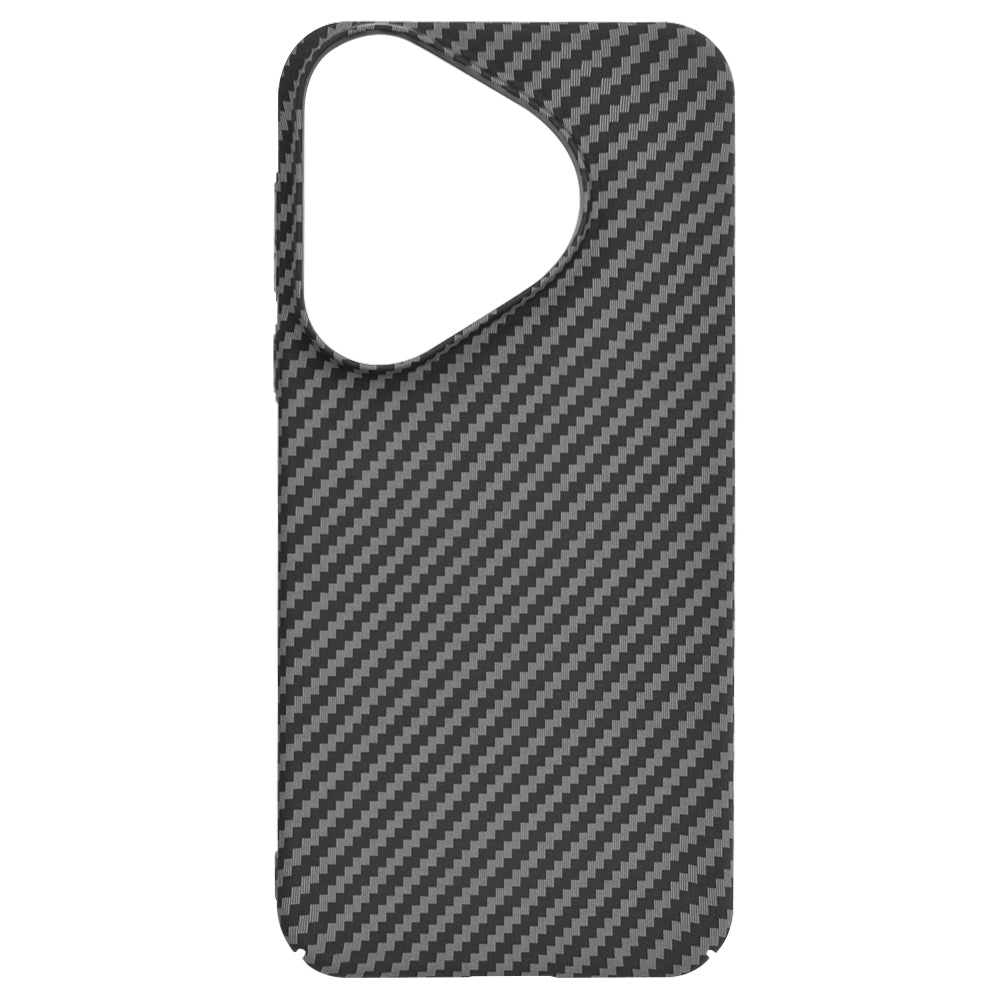 Maska za Huawei Pura 70, Techsuit, Carbonite FiberShell, Crna