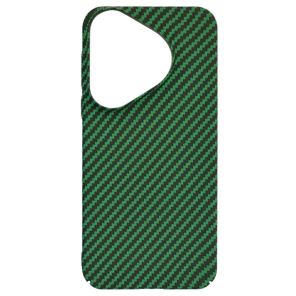 Maska za Huawei Pura 70, Techsuit, Carbonite FiberShell, Zelena