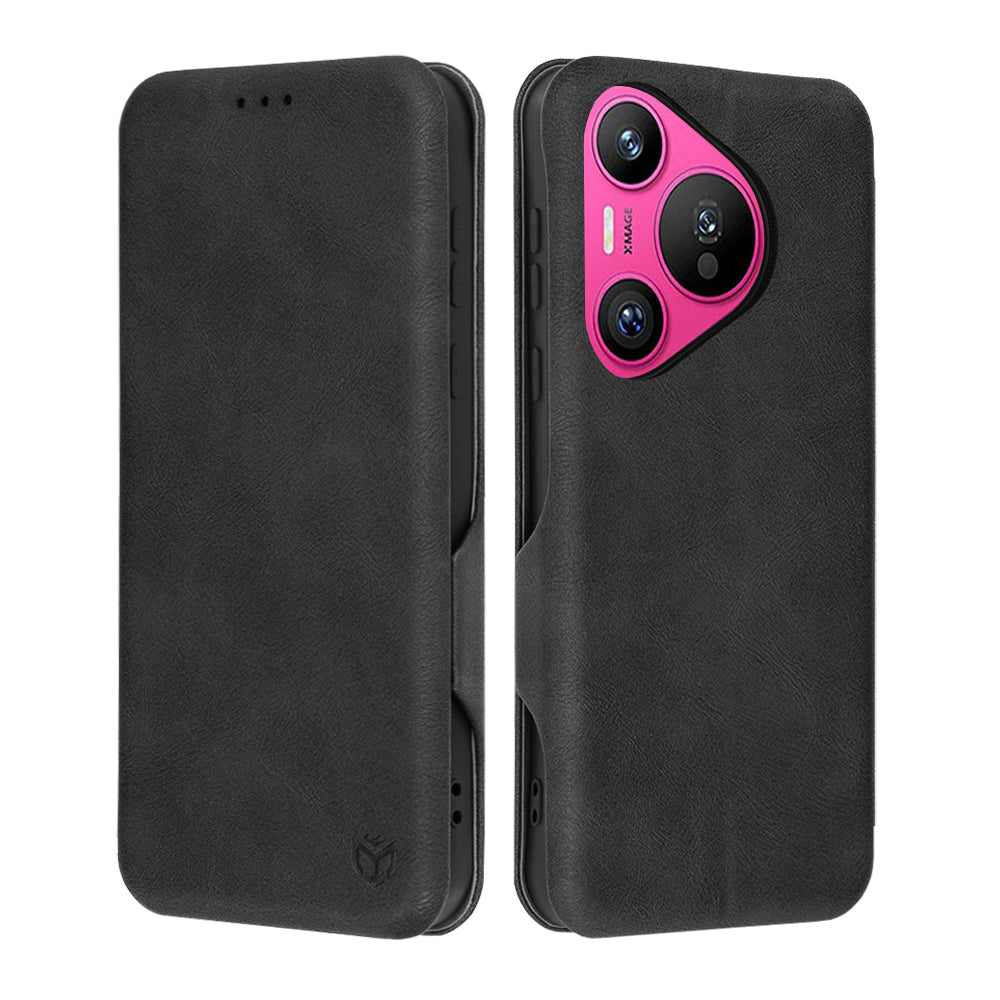 Futrola za Huawei Pura 70, Techsuit, Safe Wallet Plus, Crna