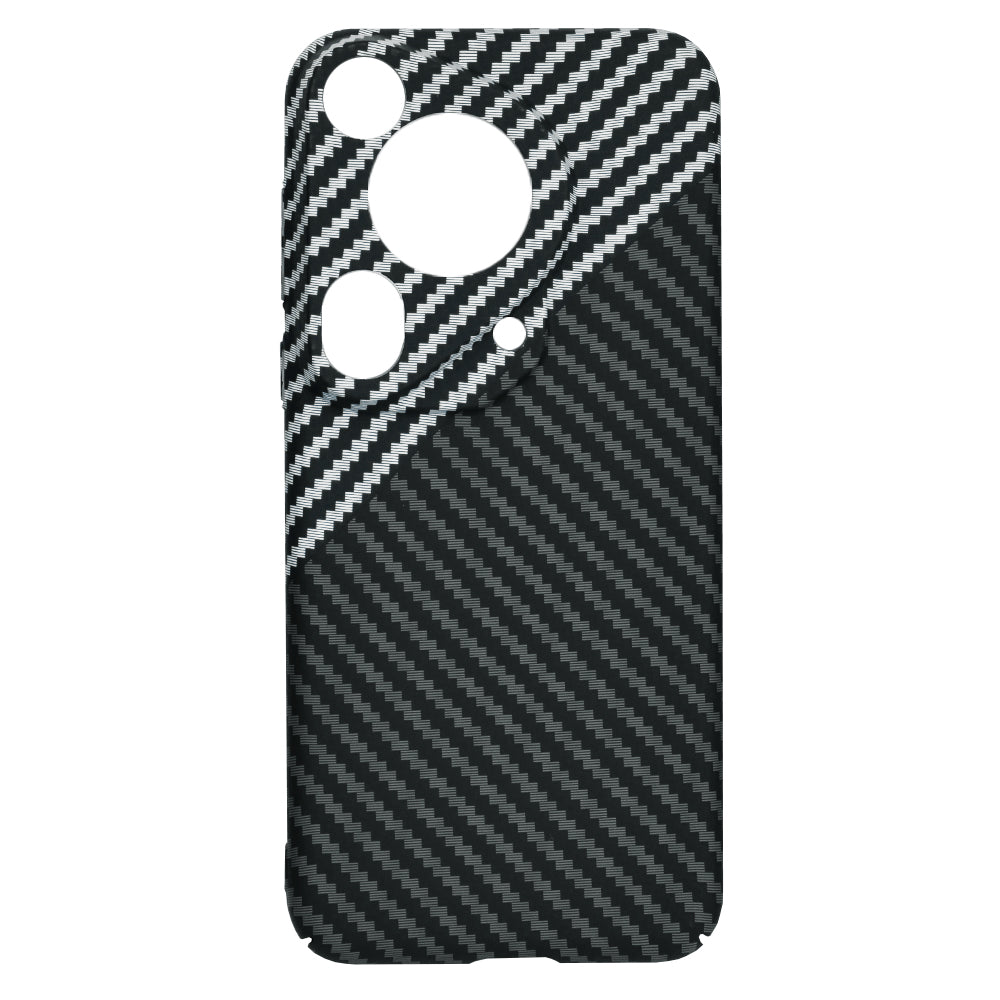 Maska za Huawei Pura 70 Ultra, Techsuit, Carbonite FiberShell, Crno Siva