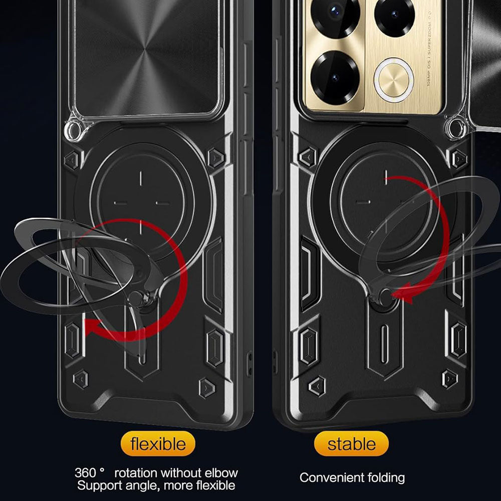 Maska za Infinix Note 40 Pro+, Techsuit, CamGuard Pro, Crna