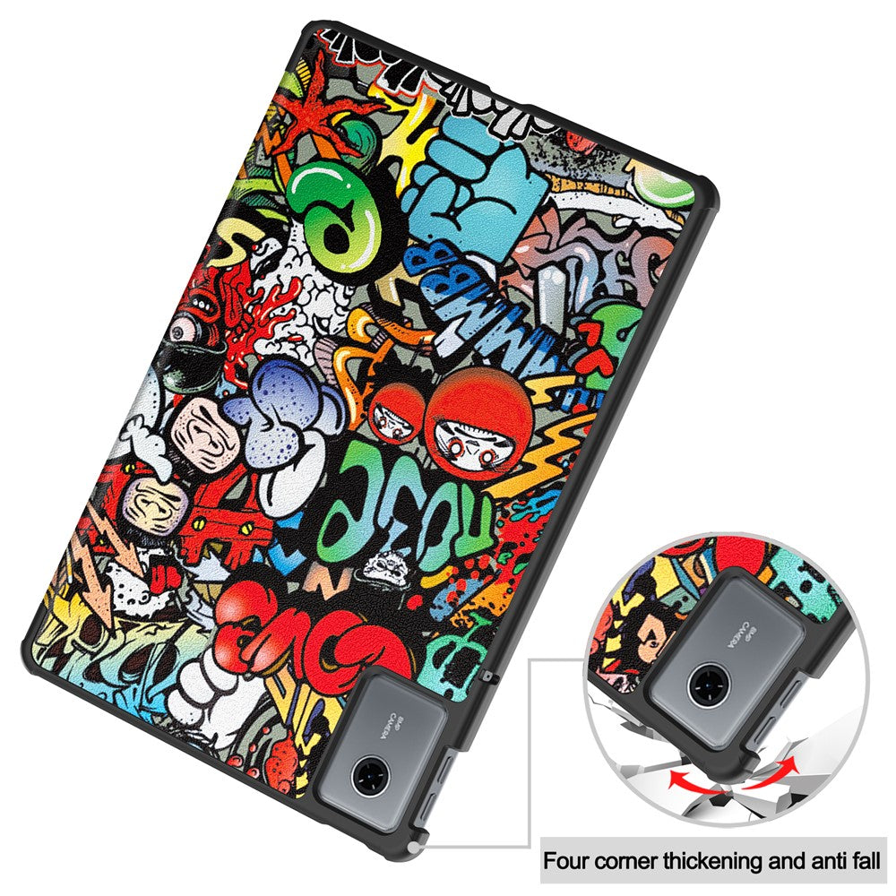 Futrola za Lenovo Idea Tab Plus, Techsuit, FoldPro Urban Vibe, Višebojna