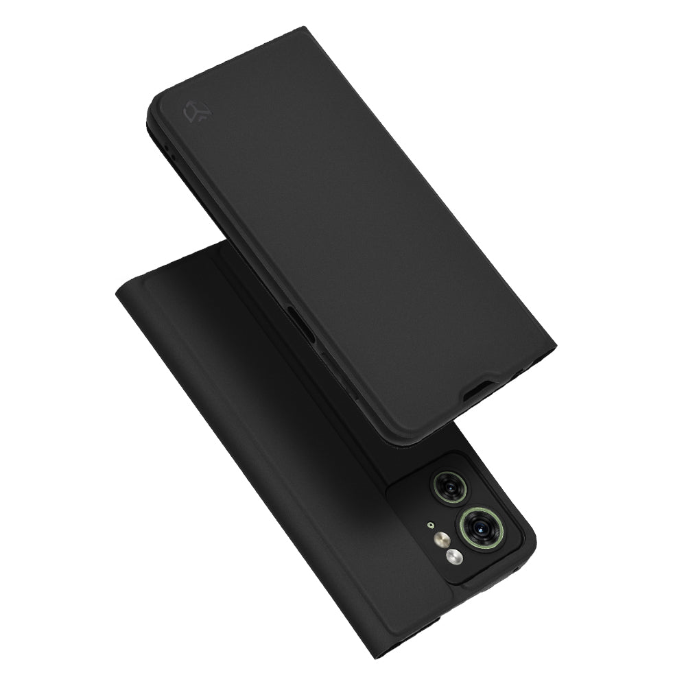 Futrola za Motorola Edge (2023) / Edge 40, Techsuit, Magskin Book, Crna