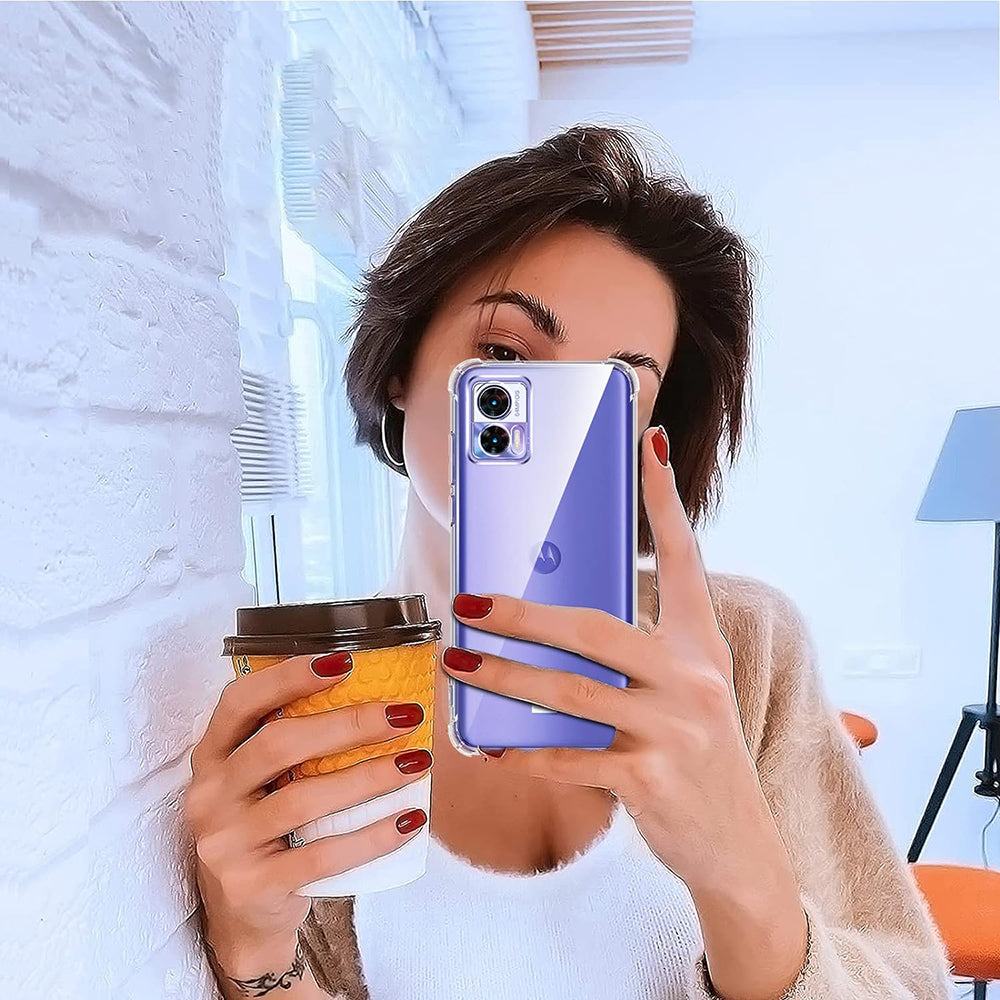 Maska za Motorola Edge 30 Neo, Techsuit, Otporna na udarce, Prozirna