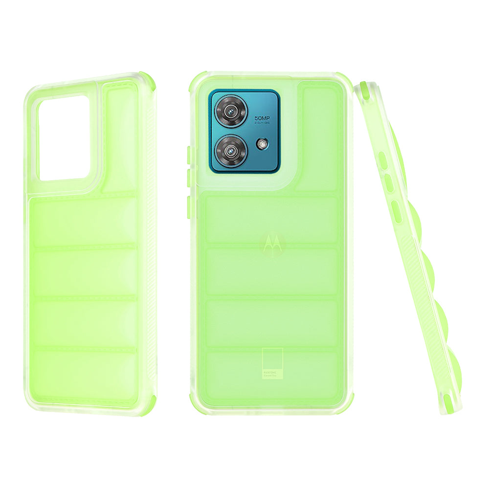 Maska za Motorola Edge 40 Neo, Techsuit, Wave Shield, Zelena