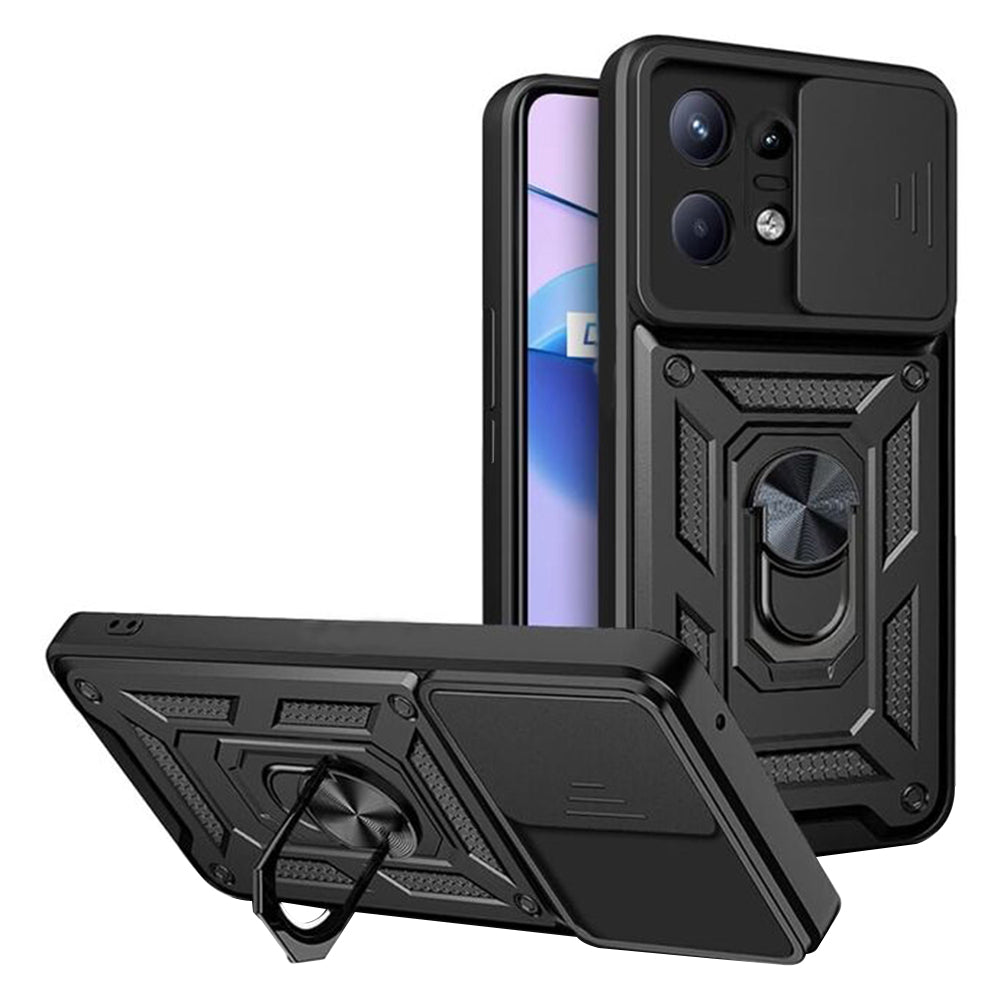 Maska za Motorola Edge 50 Pro, Techsuit, CamShield, Crna