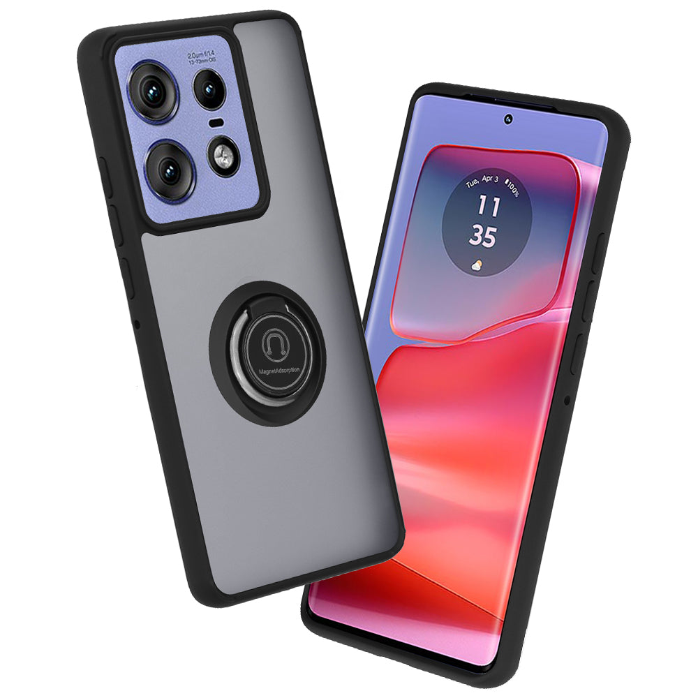 Maska za Motorola Edge 50 Pro, Techsuit, Glinth, Crna
