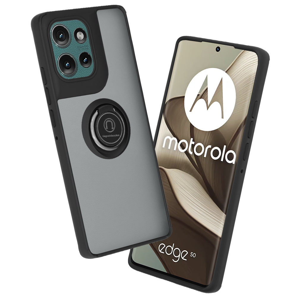 Maska za Motorola Edge 50, Techsuit, Glinth, Crna