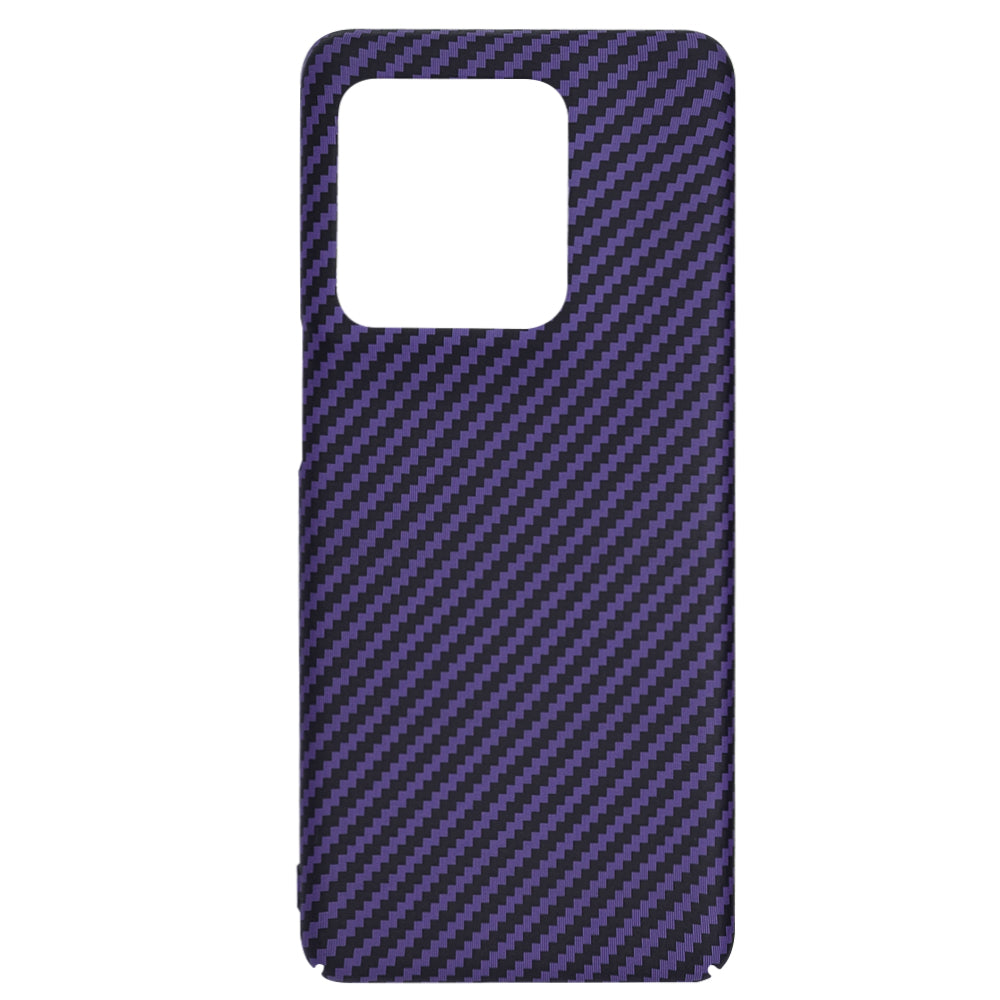Maska za Motorola Edge 50 Ultra, Techsuit, Carbonite FiberShell, Ljubičasta