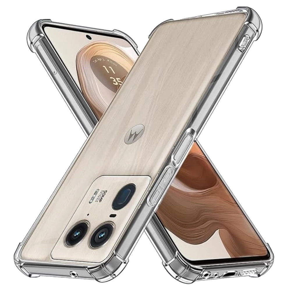 Maska za Motorola Edge 50 Ultra, Techsuit, Shockproof Clear, Prozirna