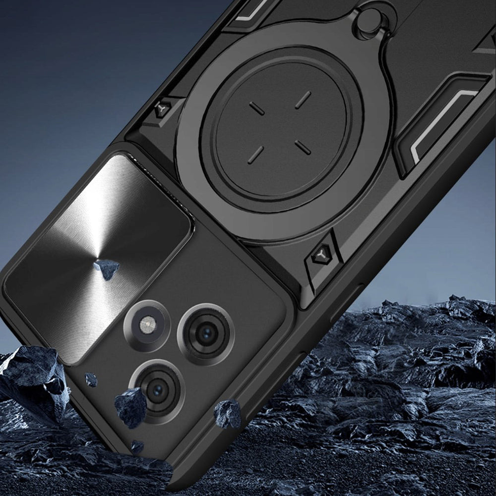 Futrola za Motorola Edge 60 Fusion / Edge 60, Techsuit, CamGuard Pro, Crna