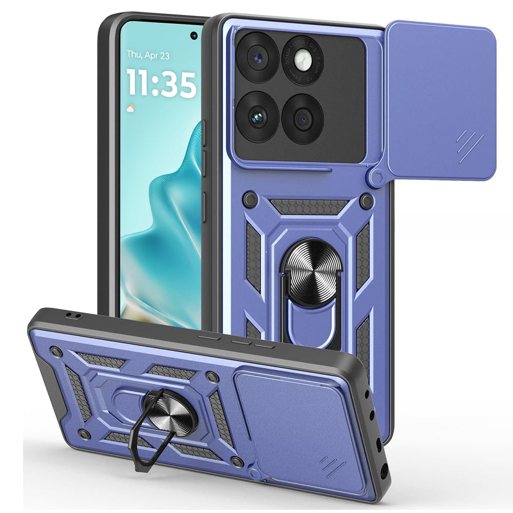 Maska za Motorola Edge 60 Fusion / Edge 60, Techsuit, CamShield, Plava