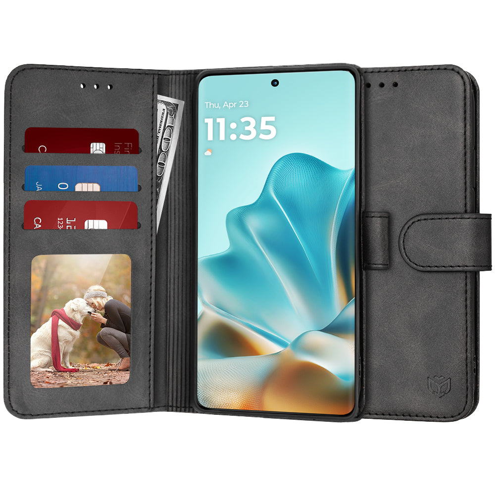Futrola za Motorola Edge 60 Fusion / Edge 60, Techsuit, Diary Book, Crna