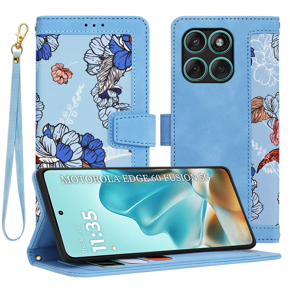 Futrola za Motorola Edge 60 Fusion / Edge 60, Techsuit, FlipCraft, Plava