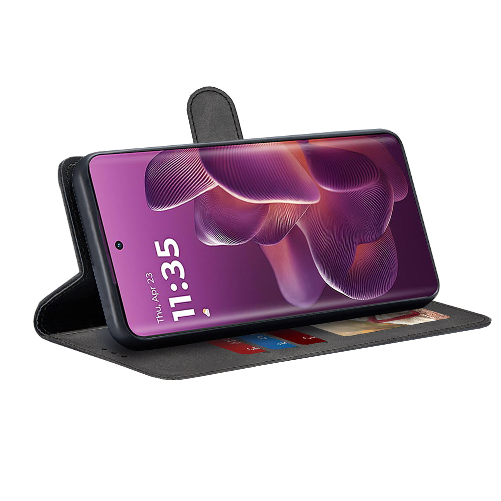 Futrola za Motorola Edge 60 Pro, Techsuit, Diary Book, Crna