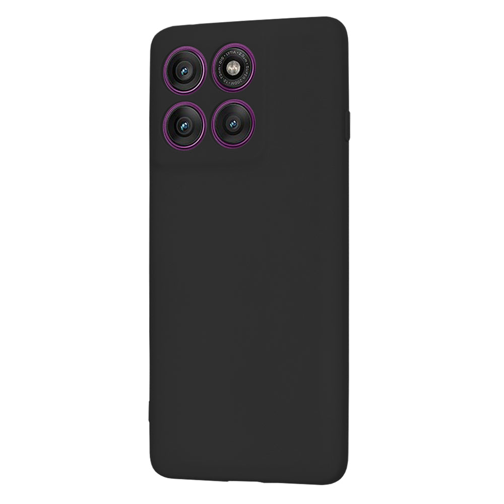 Maska za Motorola Edge 60 Pro, Techsuit, SoftFlex, Crna