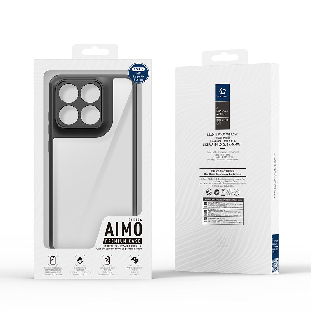 Futrola za Motorola Edge 70 Fusion, DUX DUCIS, Aimo, Crna