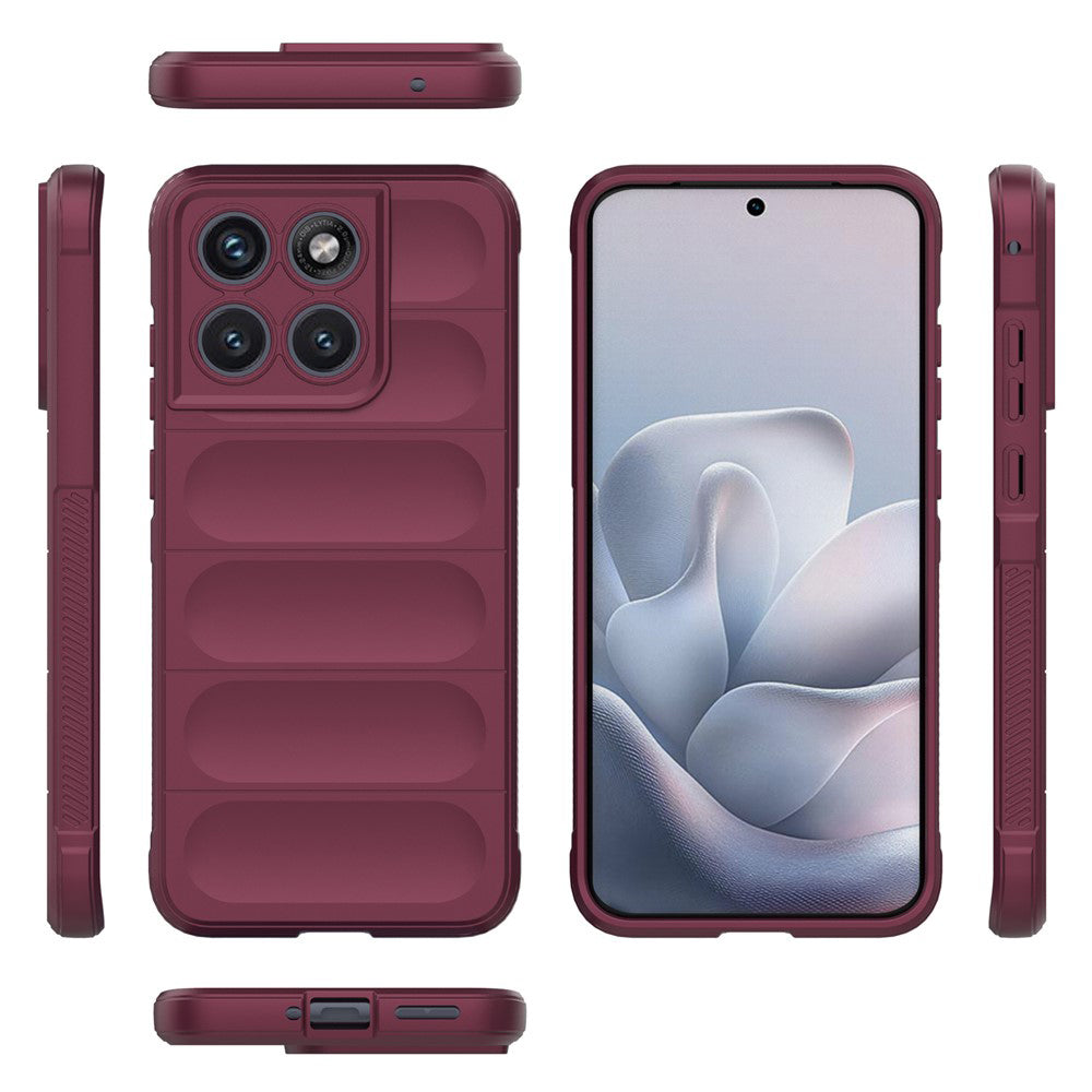 Maska za Motorola Edge 70 Fusion, Techsuit, Magic Shield, Bordo