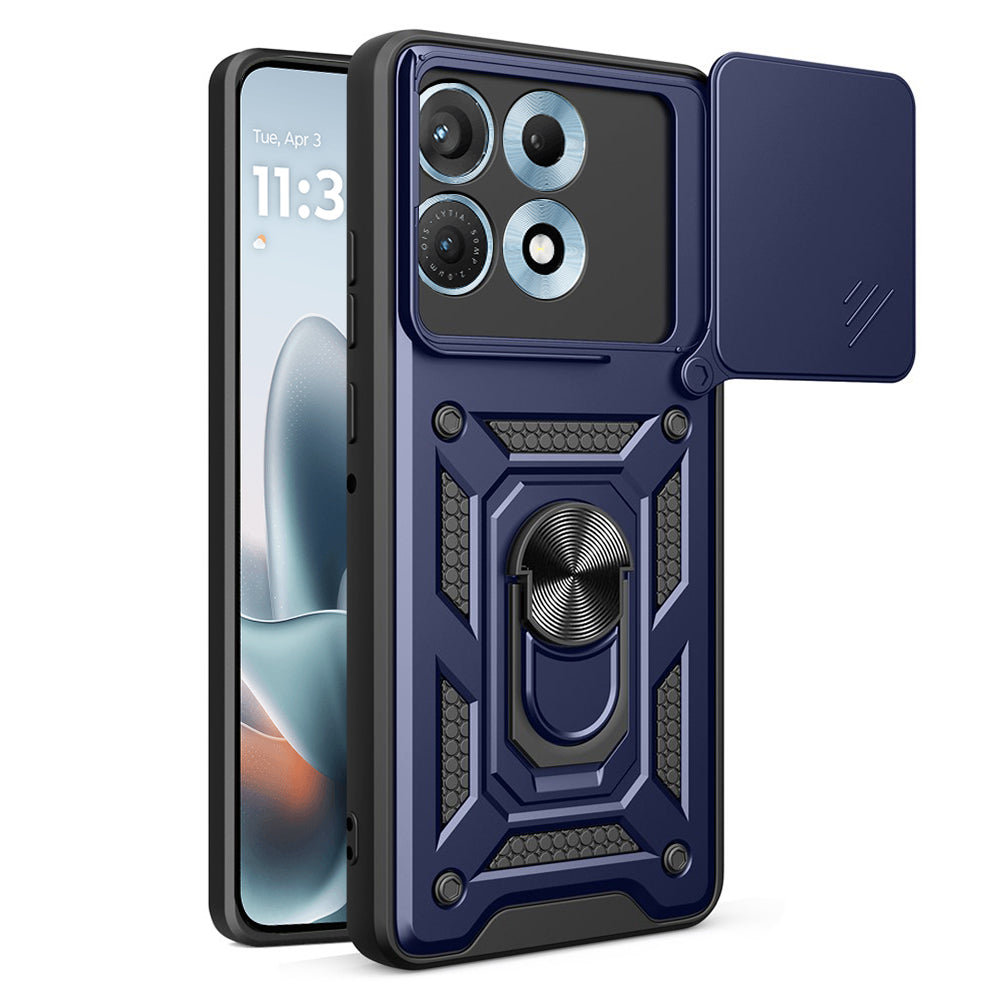 Futrola za Motorola Edge 70 Max, Techsuit, CamShield, Plava