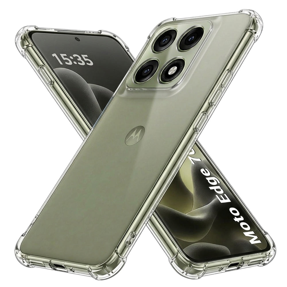 Maska za Motorola Edge 70 Pro, Techsuit, Shockproof Clear, Prozirna