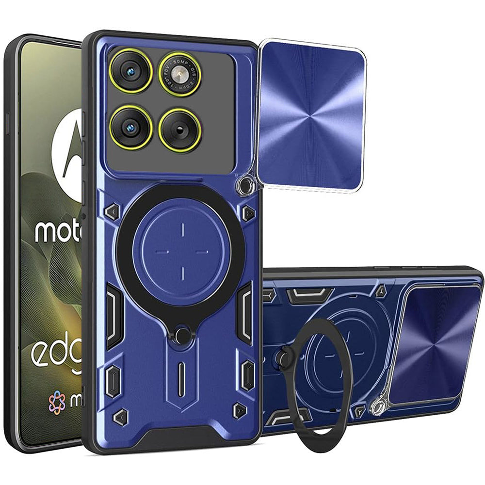 Futrola za Motorola Edge 70, Techsuit, CamGuard Pro, Plava