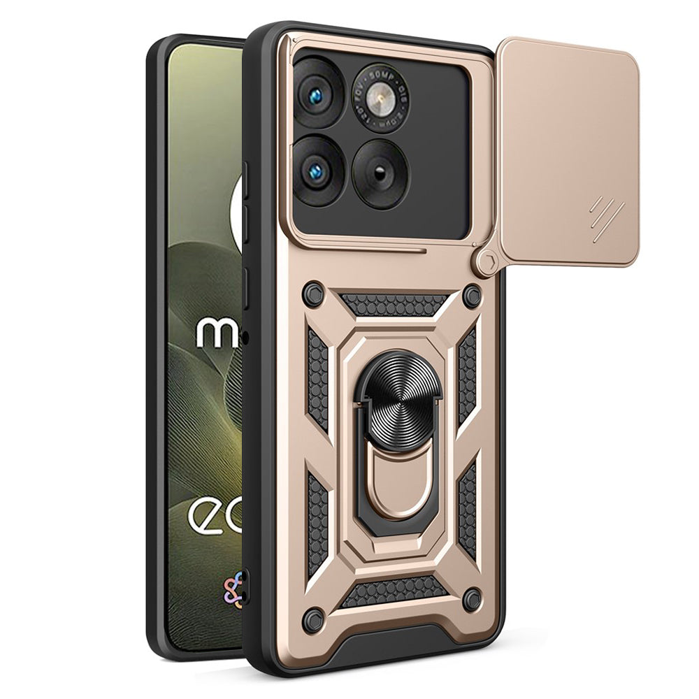 Futrola za Motorola Edge 70, Techsuit, CamShield, Zlatna