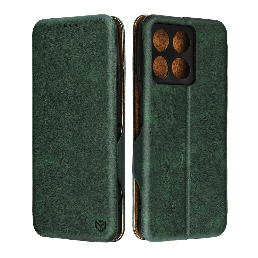 Futrola za Motorola Edge 70, Techsuit, Safe Wallet Plus, Zelena