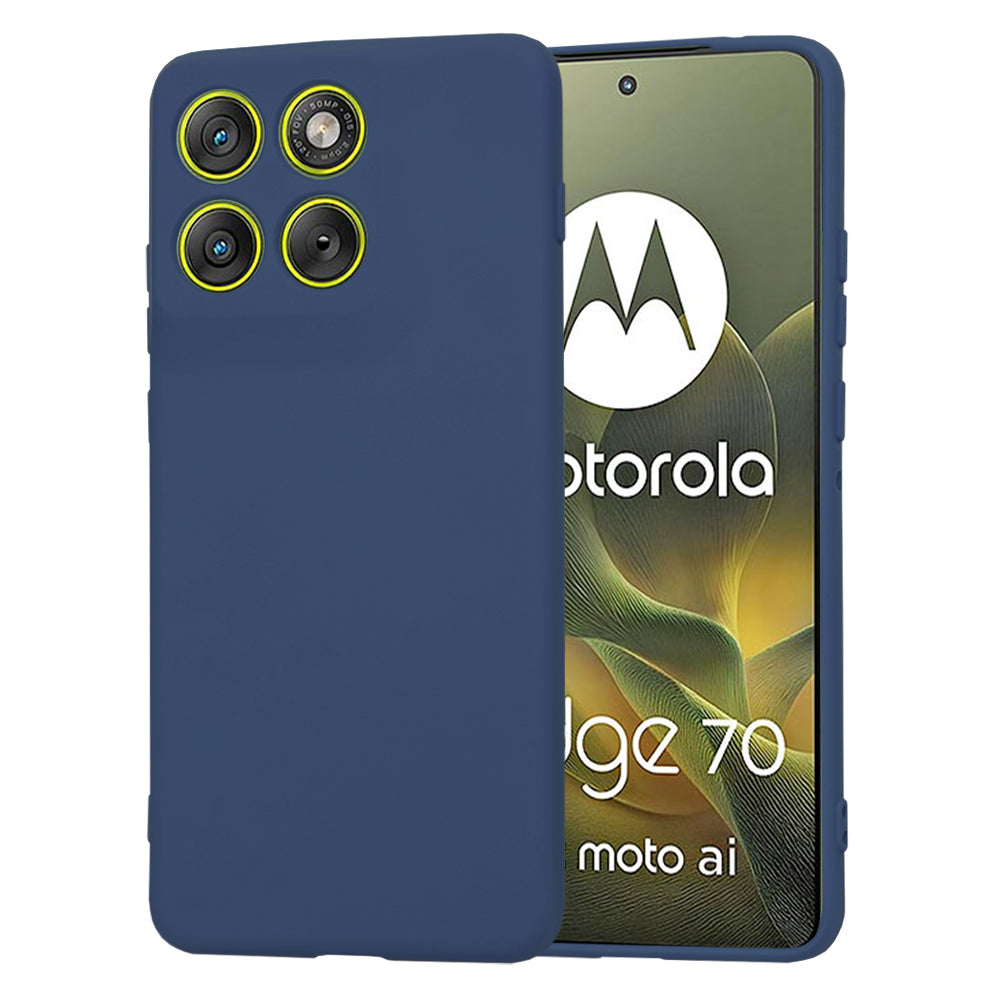 Futrola za Motorola Edge 70, Techsuit, SoftFlex, Tamnoplava