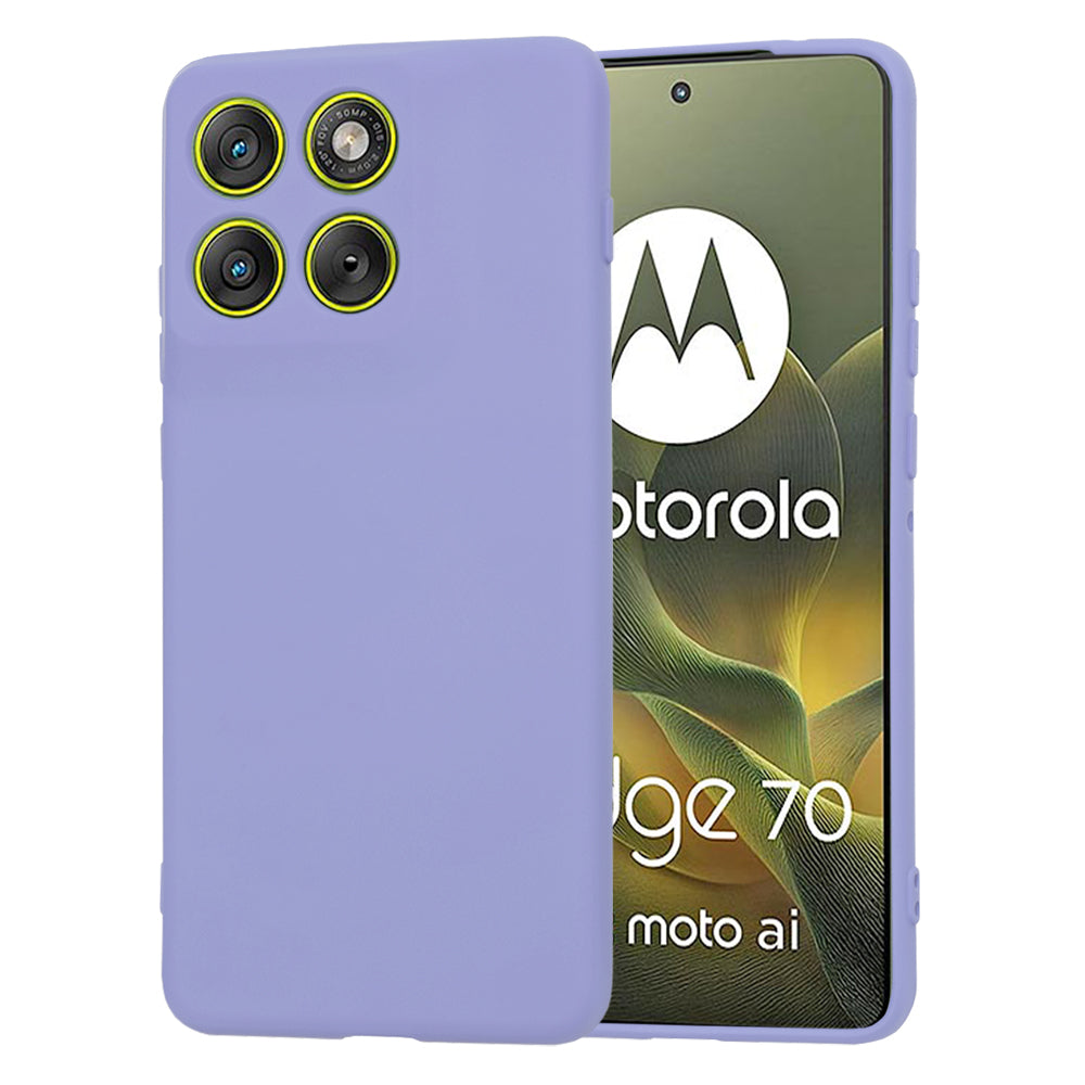 Futrola za Motorola Edge 70, Techsuit, SoftFlex, Svijetlo Ljubičasta