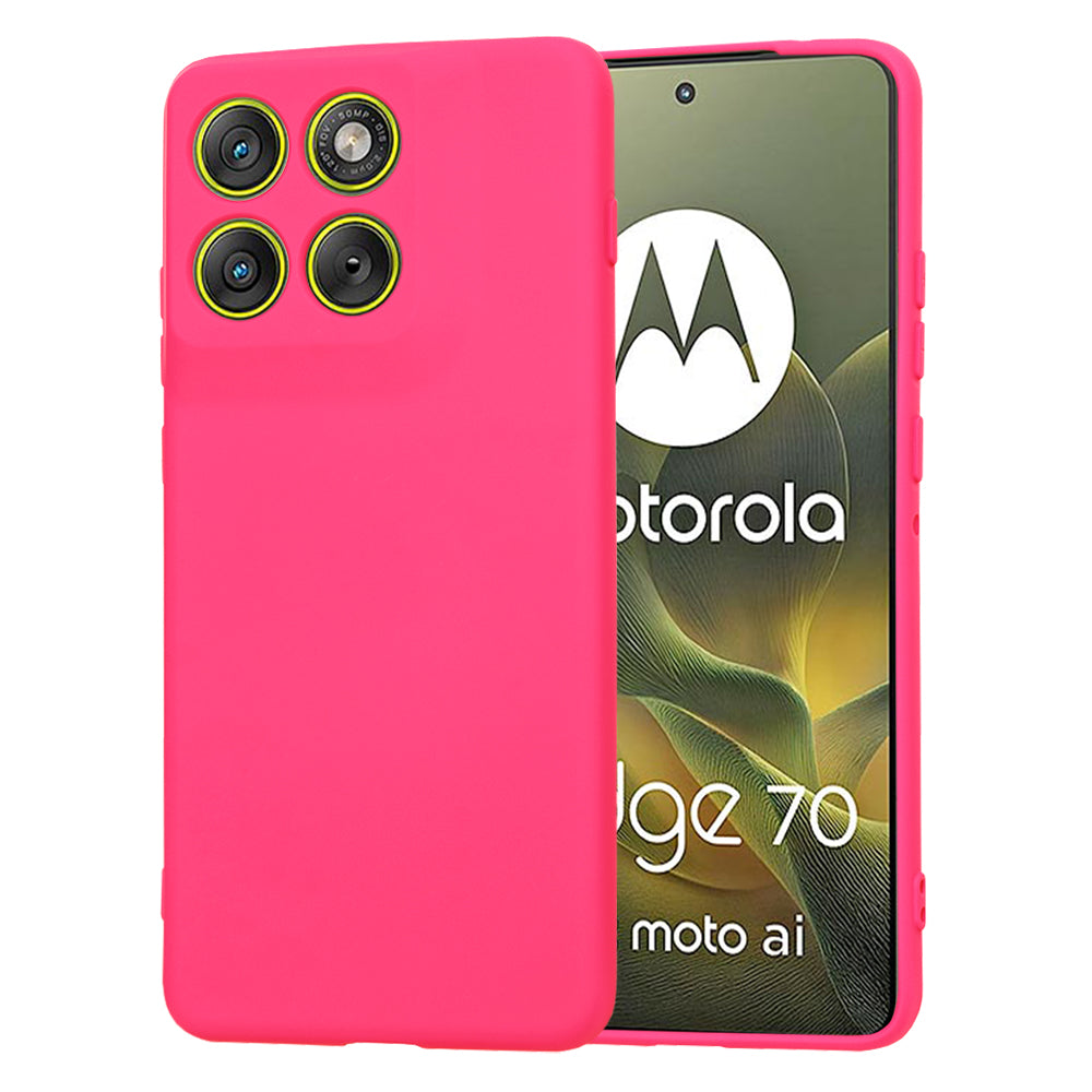 Futrola za Motorola Edge 70, Techsuit, SoftFlex, Tamno roza