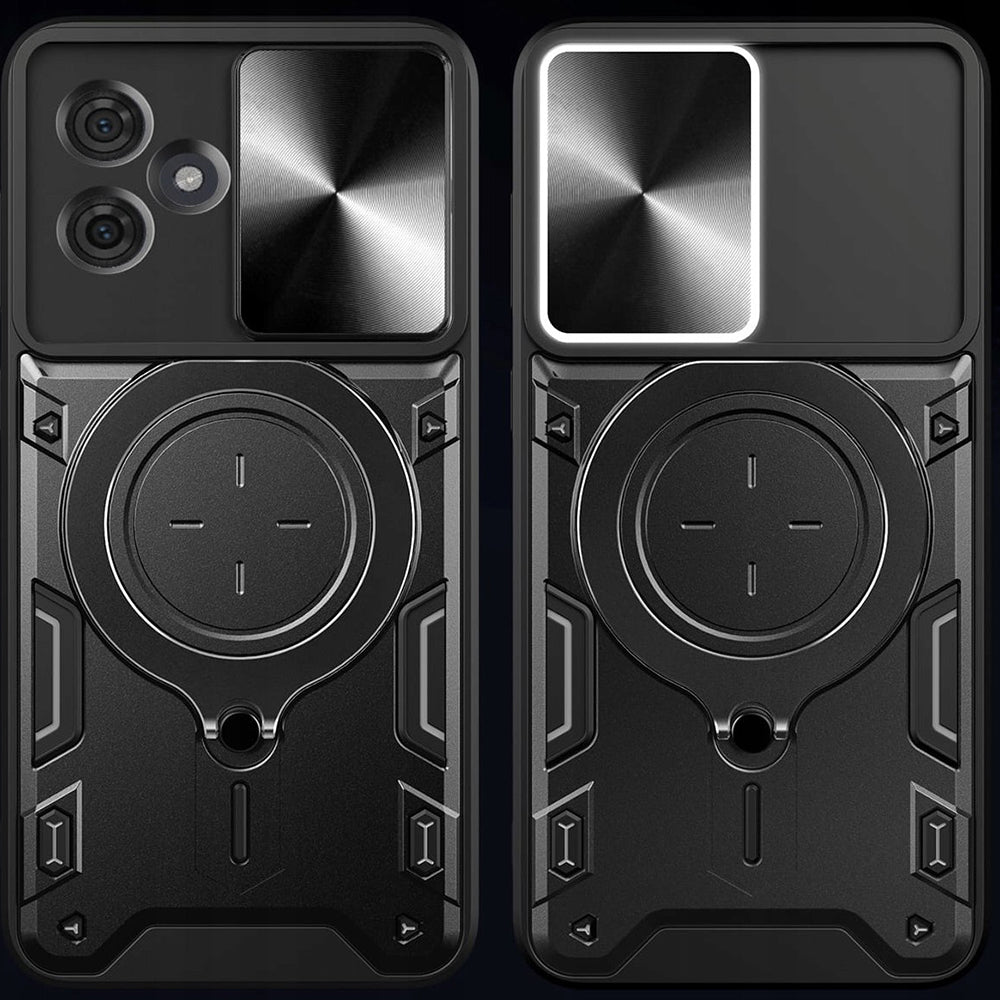 Maska za Motorola Moto G86, Techsuit, CamGuard Pro, Crna