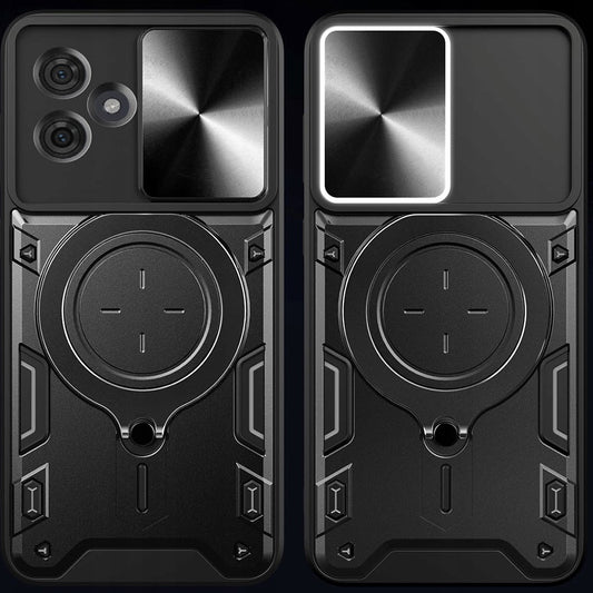 Maska za Motorola Moto G86, Techsuit, CamGuard Pro, Crna