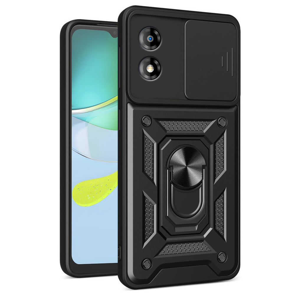 Maska za Motorola Moto E13, Techsuit, CamShield, Crna